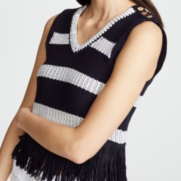 Club Monaco Sweaters - Club Monaco Olivina Fringe Sweater